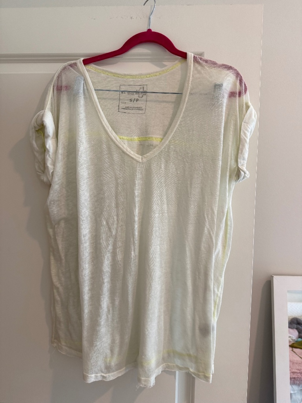 Free People White T-shirt